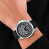 POLICE RANGY GREY DIAL LEATHER MEN'S WATCH - WRIST VIEW