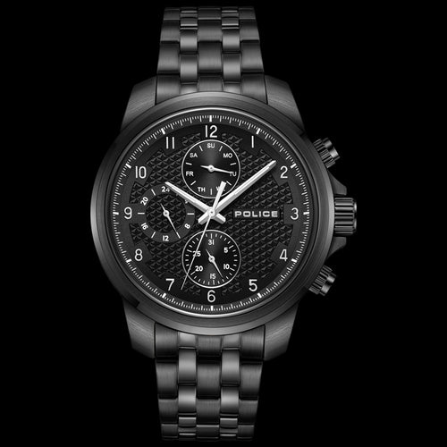 POLICE MENSOR ALL BLACK MEN'S WATCH