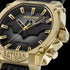 POLICE FOREVER BATMAN GOLD & BLACK LIMITED EDITION WATCH - DIAL CLOSE-UP