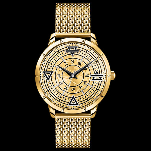 THOMAS SABO MEN'S ELEMENTS OF NATURE GOLD WATCH