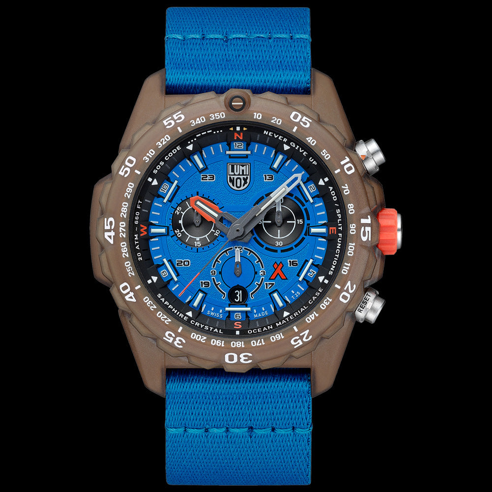 LUMINOX BEAR GRYLLS ECO MASTER #TIDE BLUE WATCH 3743.ECO