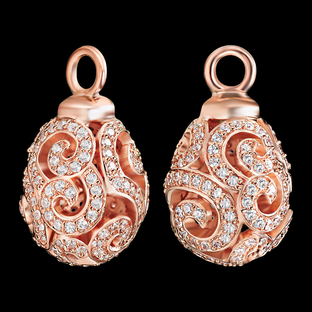 KAGI IMPERIAL ROSE GOLD EAR CHARMS