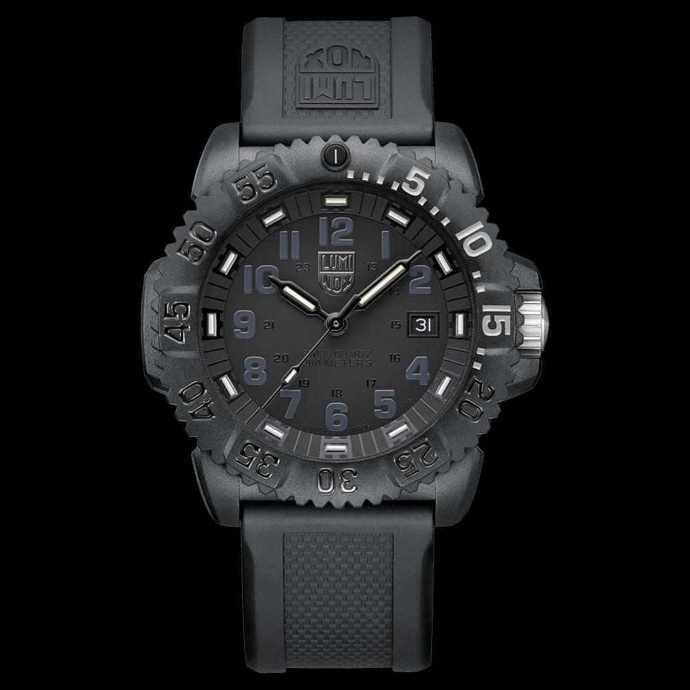 Luminox 3051 blackout evo 2025 navy seal swiss dive watch