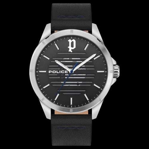 POLICE BARWARA MEN'S SILVER WATCH