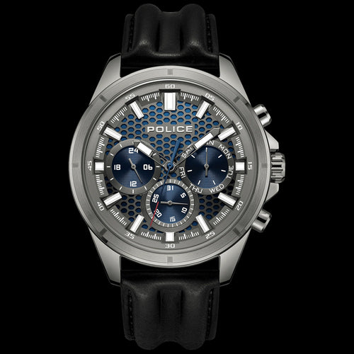 POLICE MALAWI MEN'S BLUE DIAL WATCH