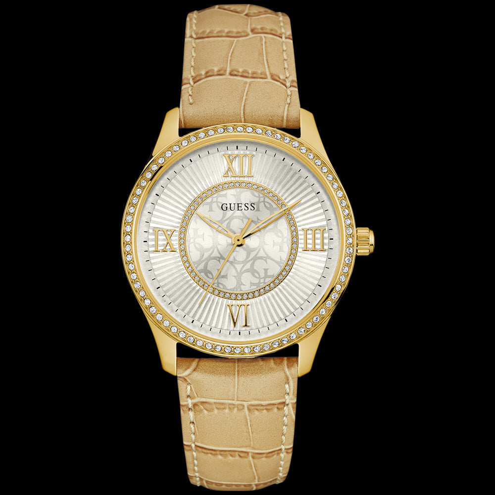 GUESS BROADWAY GOLD LADIES DRESS WATCH