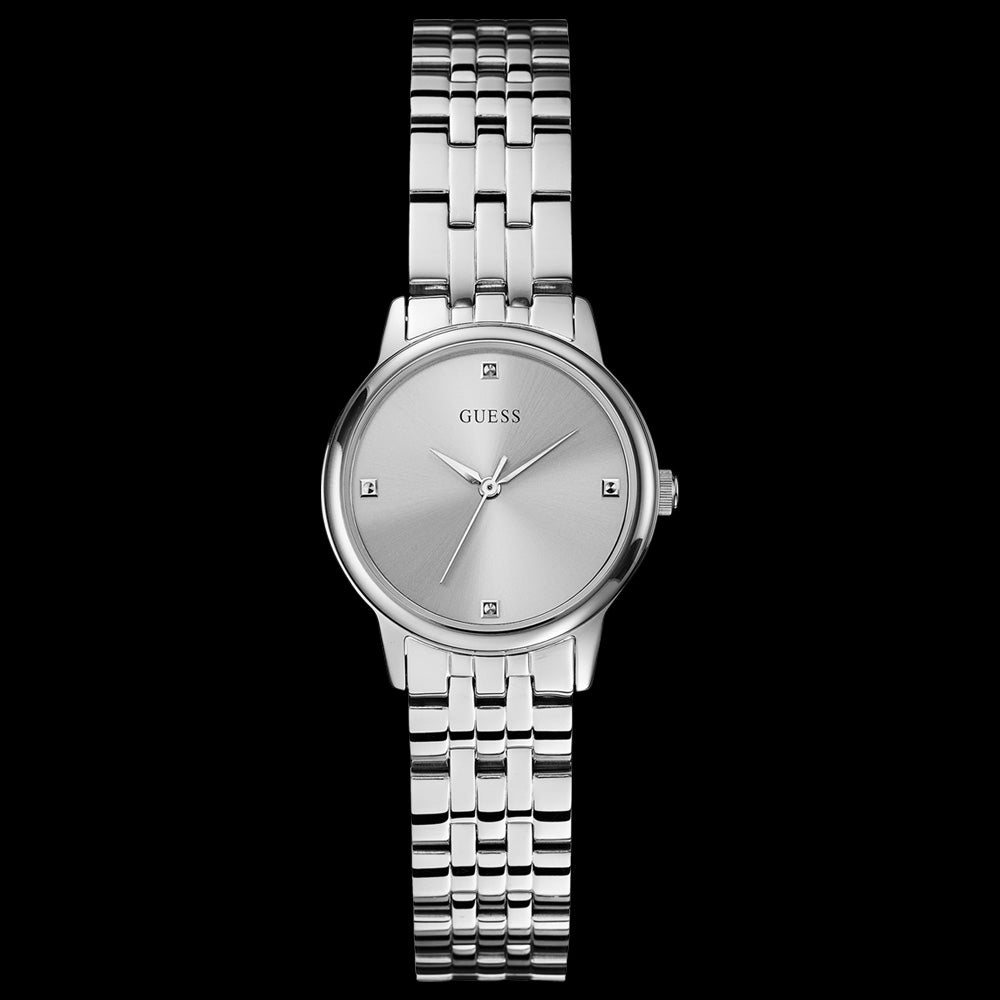 GUESS LADY WAFER SILVER DRESS WATCH