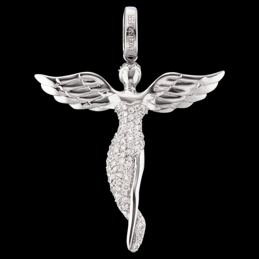 Guardian angel pendant silver deals