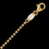 ENGELSRUFER 2MM GOLD BEAD CHAIN NECKLACE