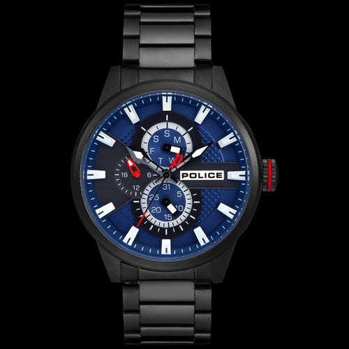 POLICE LINCOLN BLUE DIAL BLACK MEN'S WATCH | AUSTRALIA