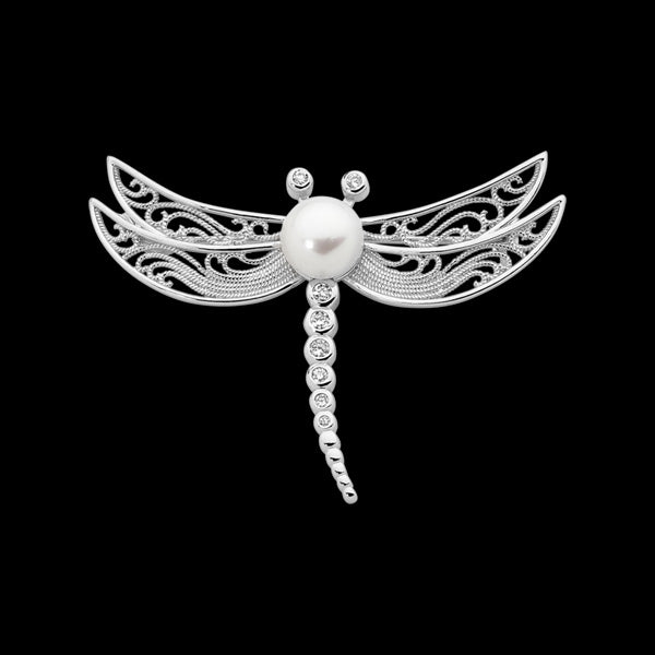Pure deals silver brooch