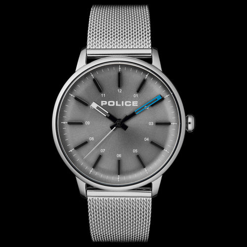 POLICE NORMAN GREY DIAL SILVER MESH MEN'S WATCH | AUSTRALIA