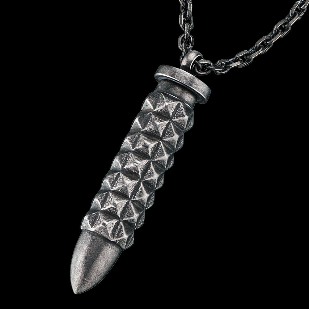 PYRAMID BULLET MEN'S NECKLACE | SAVE BRAVE AUSTRALIA