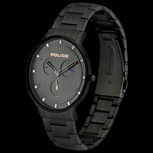 POLICE MEN'S BERKELEY ALL BLACK WATCH - TILT VIEW