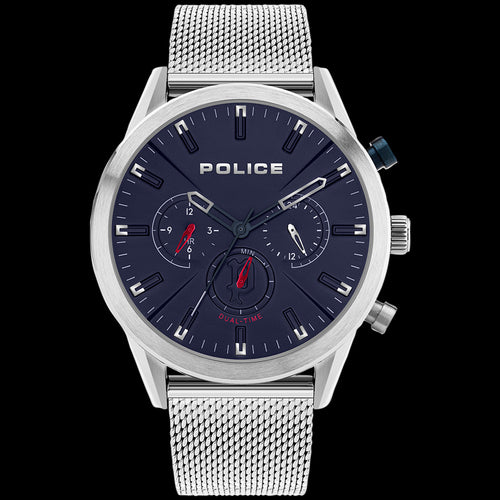 POLICE SILFRA BLUE DIAL SILVER MESH MEN'S WATCH | AUSTRALIA