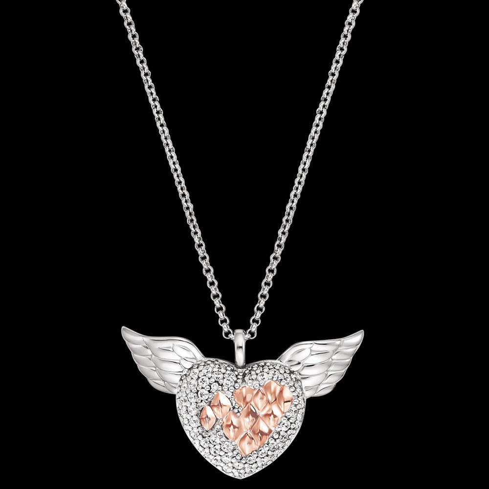 ANGEL WINGS FLYING HEART NECKLACE | ENGELSRUFER AUSTRALIA