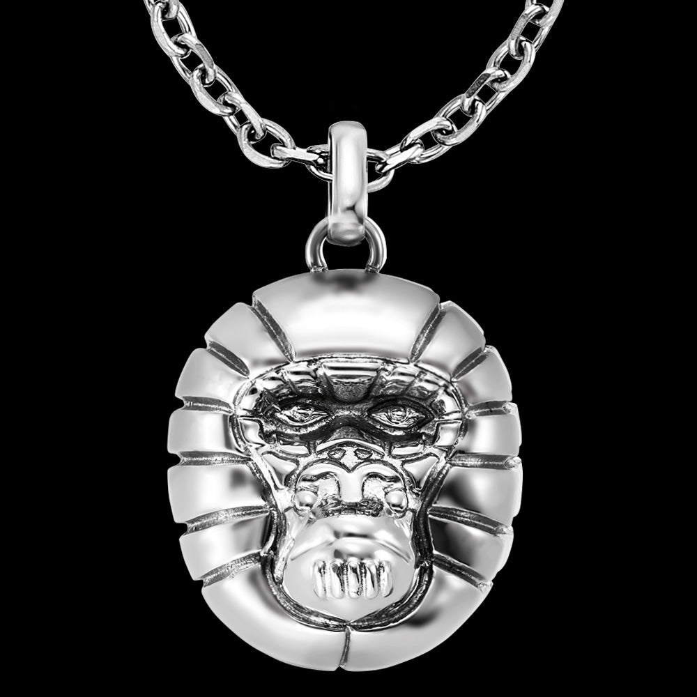 SAVE BRAVE MEN'S TITUS GORILLA STEEL NECKLACE