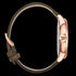 THOMAS SABO MEN'S ROSE GOLD LEATHER REBEL AT HEART WATCH - SIDE VIEW