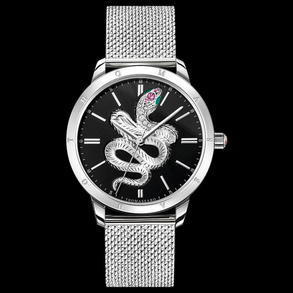 THOMAS SABO LADIES SILVER SNAKE WATCH