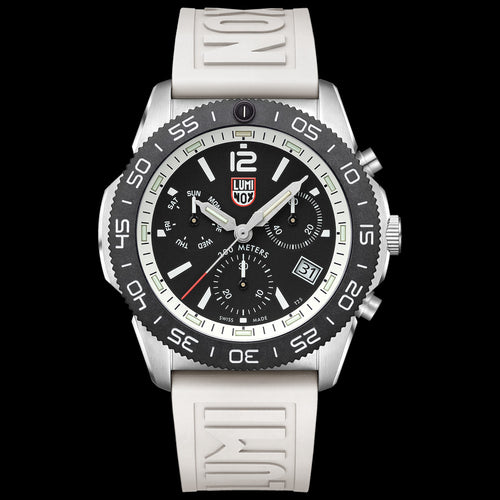 LUMINOX PACIFIC DIVER WHITE CHRONOGRAPH WATCH 3141