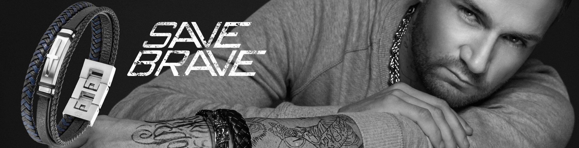 Save Brave Men's Jewellery | For The Individual Man