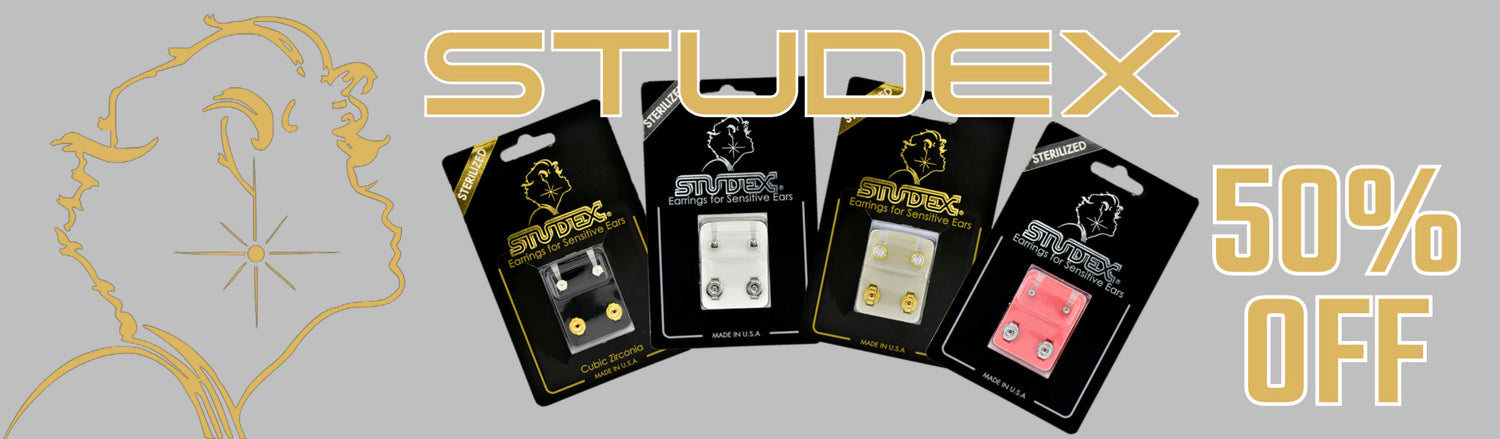 STUDEX EARRINGS AUSTRALIA | 50% OFF | MADE IN THE USA | STERILISED EARRINGS
