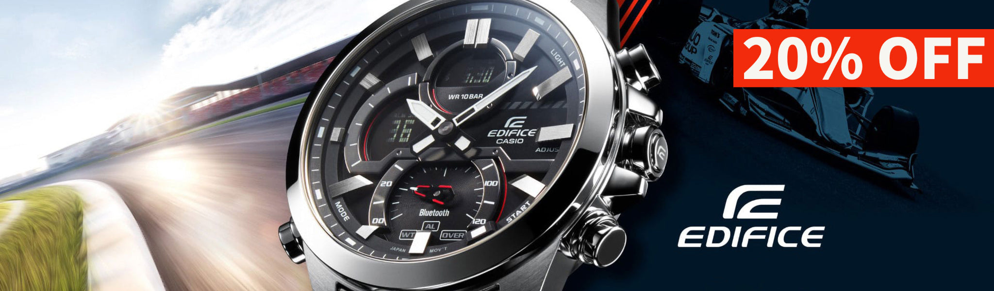 Edifice Watches | Leading Edge Timepieces | Silver Steel Jewellery