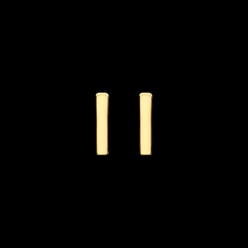 9 Carat Yellow Gold Letter I Initial Earrings | Australia