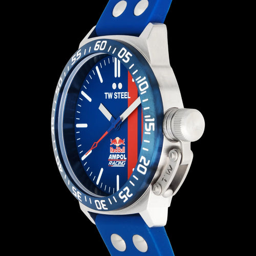 TW STEEL 2023 RED BULL AMPOL RACING MEN'S WATCH CS110 - SIDE VIEW