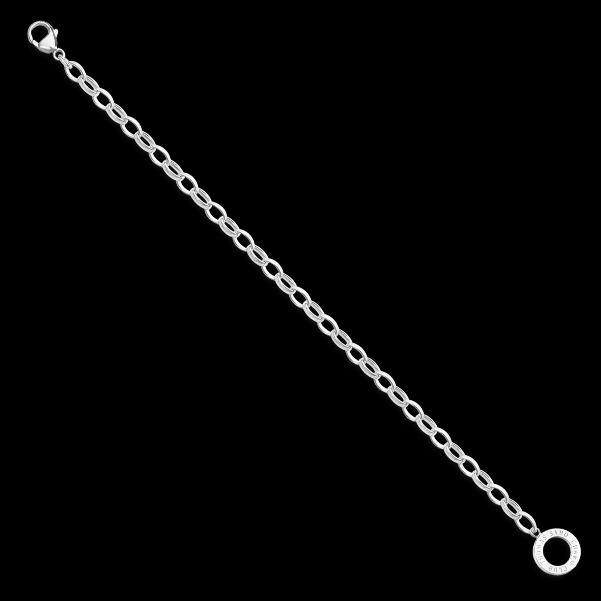 Long View Thomas Sabo Silver Classic Belcher Charm Bracelet