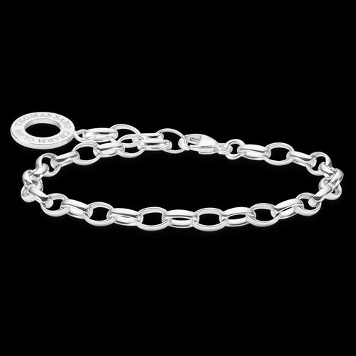Thomas Sabo Silver Classic Belcher Charm Bracelet | Australia