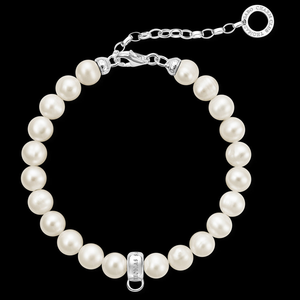 THOMAS SABO PEARL CHARM BRACELET