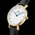 DANIEL WELLINGTON PETITE SHEFFIELD GOLD ROMAN NUMERALS WATCH - ANGLE VIEW