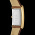 DANIEL WELLINGTON BOUND BROWN CROC LEATHER GOLD WHITE DIAL WATCH - BACK VIEW