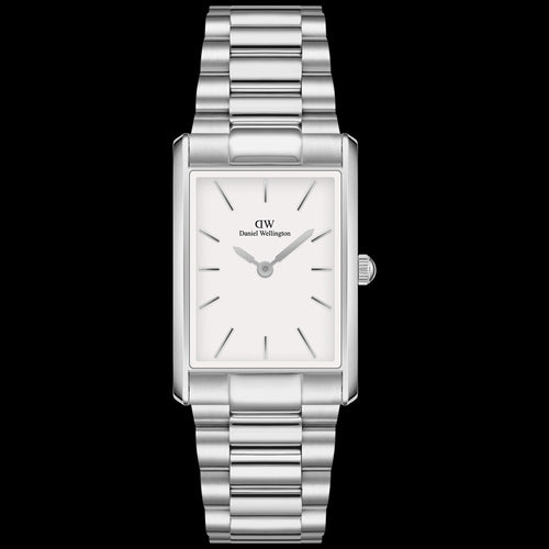 DANIEL WELLINGTON BOUND 3-LINK SILVER MEN'S WHITE DIAL WATCH