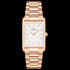 DANIEL WELLINGTON BOUND 3-LINK ROSE GOLD MEN'S WHITE DIAL WATCH