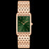 DANIEL WELLINGTON BOUND 9-LINK ROSE GOLD GREEN DIAL WATCH