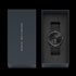DANIEL WELLINGTON CLASSIC MULTI-EYE ALL BLACK ONYX DIAL WATCH - PACKAGING