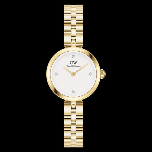 DANIEL WELLINGTON ELAN LUMINE GOLD WHITE DIAL WATCH