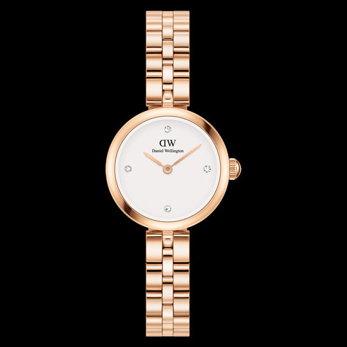 DANIEL WELLINGTON ELAN LUMINE ROSE GOLD WHITE DIAL WATCH