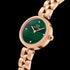 DANIEL WELLINGTON ELAN LUMINE ROSE GOLD MALACHITE DIAL WATCH - ANGLE VIEW