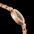 DANIEL WELLINGTON ELAN LUMINE ROSE GOLD MALACHITE DIAL WATCH - SIDE VIEW