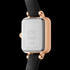 DANIEL WELLINGTON QUADRO MINI SHEFFIELD ROSE GOLD WHITE DIAL WATCH - BACK VIEW