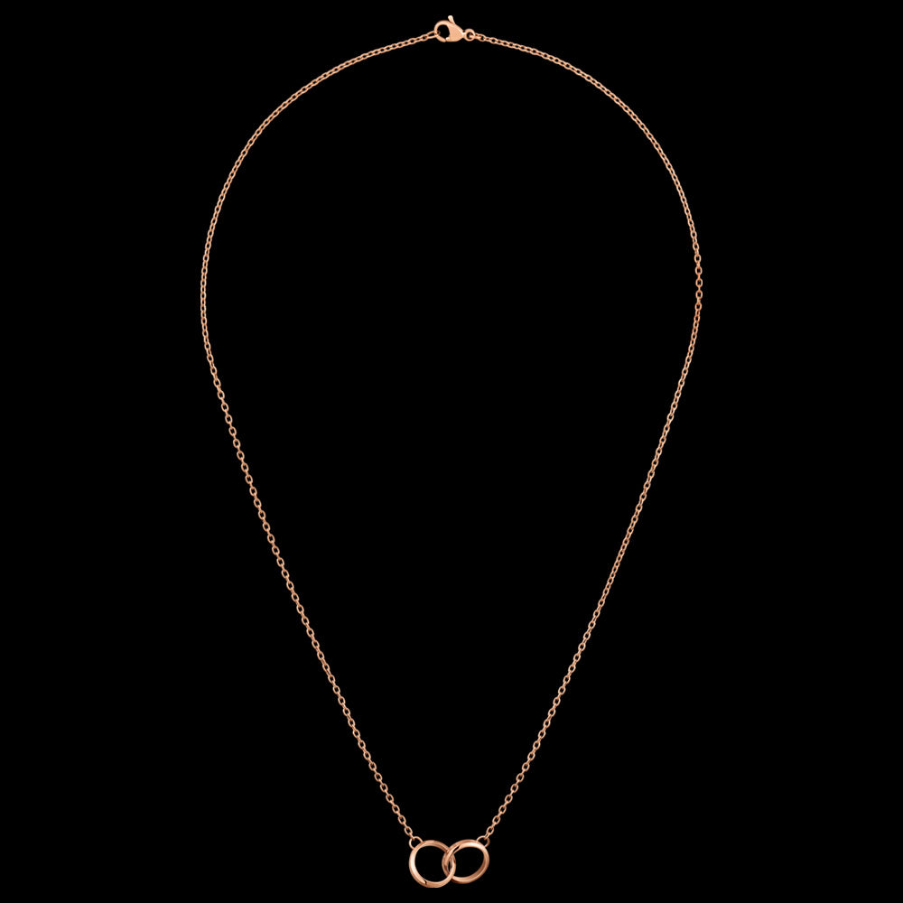 Full View Daniel Wellington Elan Unity Rose Gold Adult Necklace
