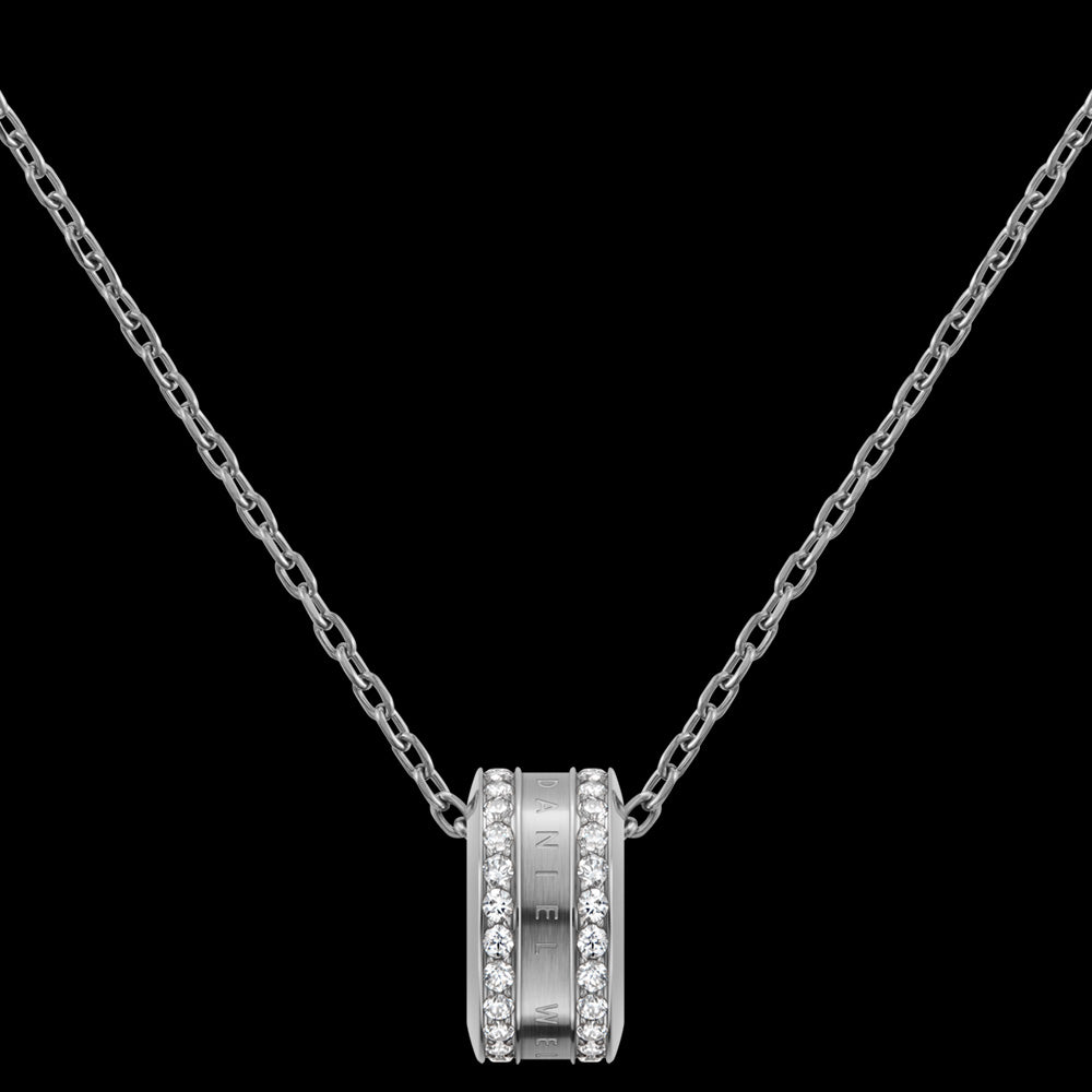 DANIEL WELLINGTON ELAN LUMINE SILVER CZ NECKLACE