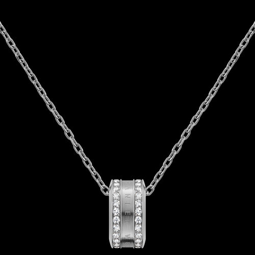 DANIEL WELLINGTON ELAN LUMINE SILVER CZ NECKLACE
