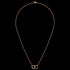 DANIEL WELLINGTON CLASSIC LUMINE UNITY ROSE GOLD CZ NECKLACE