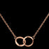 DANIEL WELLINGTON CLASSIC LUMINE UNITY ROSE GOLD CZ NECKLACE