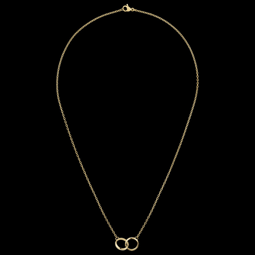 DANIEL WELLINGTON CLASSIC LUMINE UNITY GOLD CZ NECKLACE