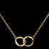 DANIEL WELLINGTON CLASSIC LUMINE UNITY GOLD CZ NECKLACE